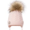CZAPKA ZIMOWA KASJA PUPILL Z FUTRZANYM POMPONEM Pupill - 1