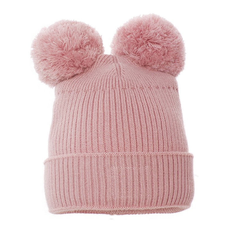 CZAPKA ZIMOWA AFRA PUPILL Z WEŁNIANYMI POMPONAMI Pupill - 2