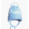 CZAPKA ZIMOWA BASIC Z WIĄZANIEM I POMPONIKIEM Z KRÓLIKA Pupill - 2