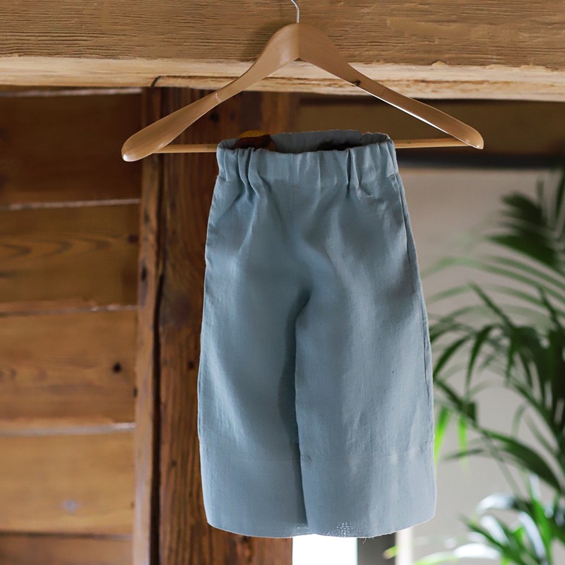 SPODNIE Z LNU 100% MIĘTOWE Pupill - 1