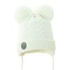 CZAPKA  WIĄZANA Z POMPONAMI WEŁNIANYMI WENUS PUPILL Pupill - 5