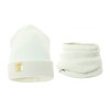 KOMPLET CZAPKA Z KOMINEM BOA ZE ZŁOTĄ NITKĄ EMMA PUPILL Pupill - 5