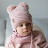 czapka dziecięca zimowa dwa pompony pupill