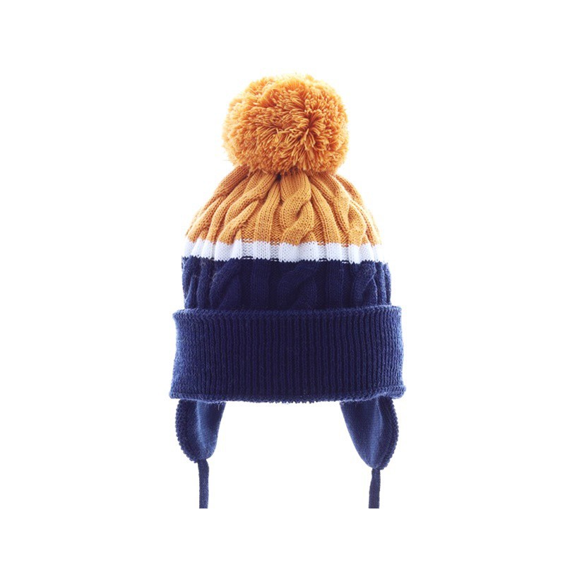 CZAPKA ZIMOWA WIĄZANA Z WEŁNIANYM POMPONEM MAURICE PUPILL Pupill - 1