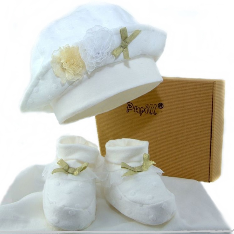 CZAPKA Z BUCIKAMI KOMPLET PRETTY Pupill - 1