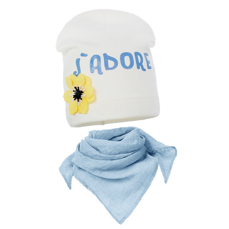 CZAPKA  Z CHUSTKĄ KOMPLET LISA PUPILL Pupill - 1